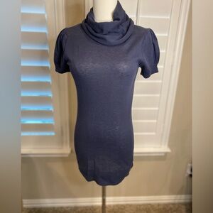 WOMEN’S “KENSIE” COWLNECK COTTON SHORT SLEEVE TOP - MED